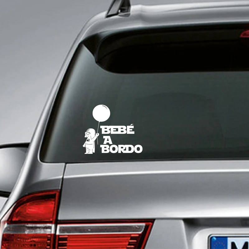 Spanish Version Baby On Board Car Stickers Bebe A Bordo Vinyl Decal Sticker Coche Sticker Mirror Stickers Feesticker Ideas Aliexpress