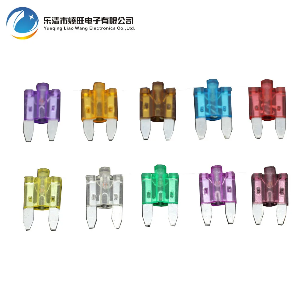 

Small-siza lighting car fuse 5~40A,with bulb Xenon fuse Automobil fuse Small Size Auto fuse inserts car insurance tablets