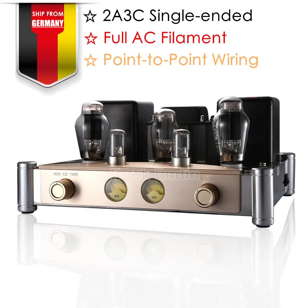 

Nobsound Hi-end PSVANE 2A3C Vacuum Tube Amplifiers Single-Ended HiFi Stereo Tube Integrated Power Amp