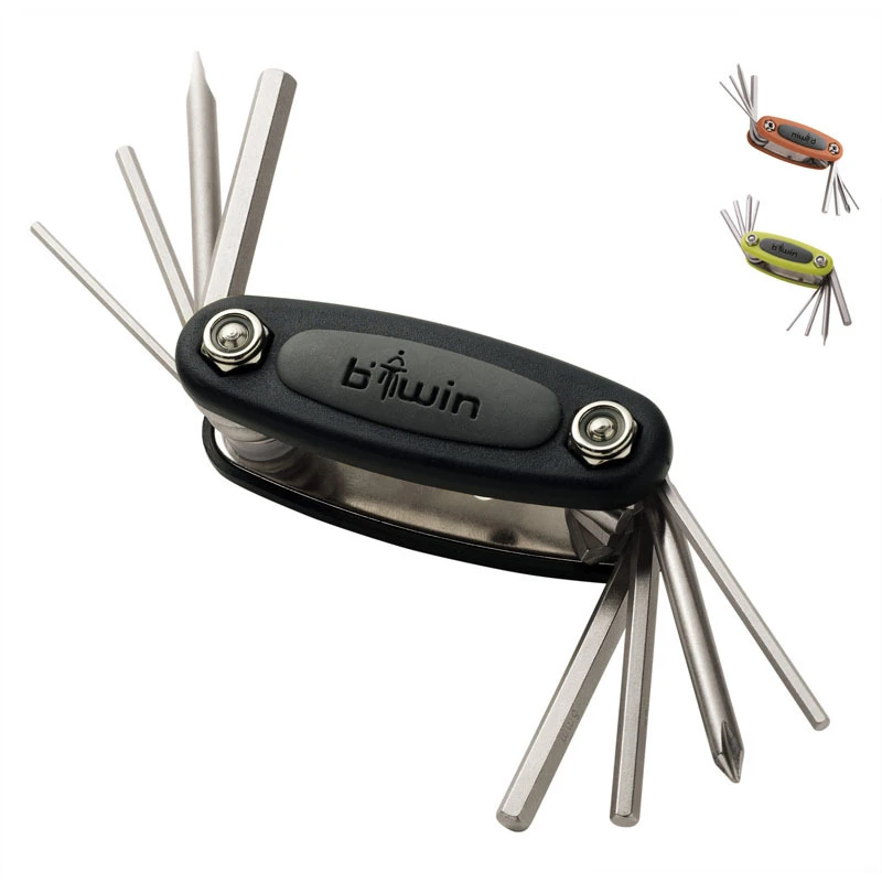 Decathlon Simple Bike Repair Tool Kit Genuine Multitool Combination Bicycle Tool Kit Portable