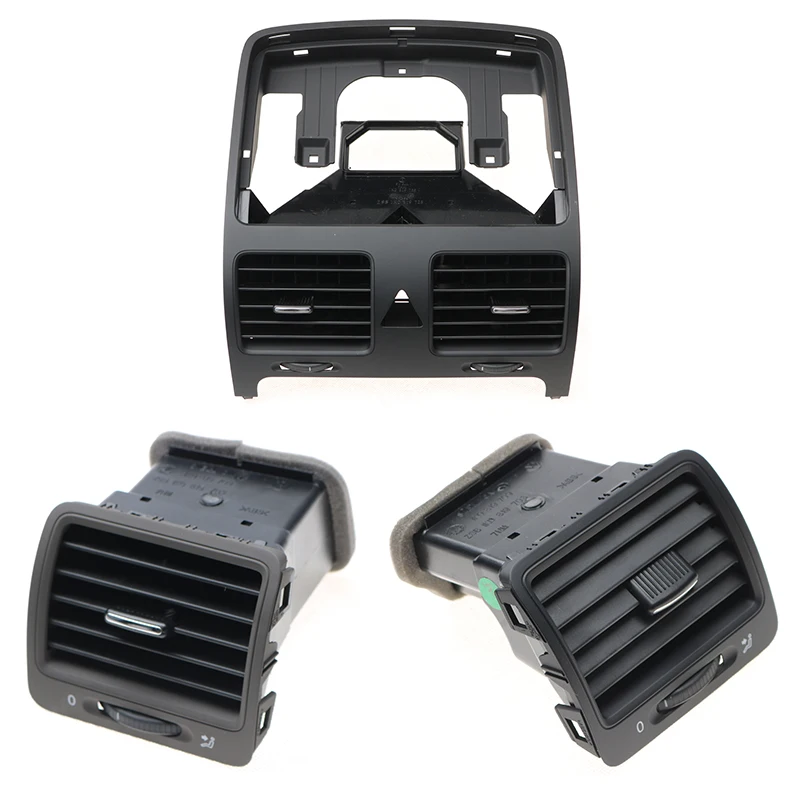 

SKTOO OEM Black Right Dashboard Air Conditioning Outlet Vent Fit for JETTA 5 GOLF MK5 GTI MKV Rabbit 1KD 819 728