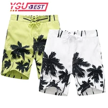 Летний плавательный Мужские Шорты для купания для мальчиков Модные Мальчики Купальники Дети купальник мультфильм детские шорты От 7 до 14 лет пляжная одежда Пляжные шорты