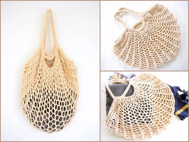 

Mesh Net Turtle Bag String Shopping Bag Reusable Fruit Storage Handbag Totes Women Shopping Mesh Bag Shopper Bag