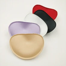 1 пара Для женщин купальник обивка вставки Губка пены бюстгальтер колодки грудь чашки груди бюстгальтер бикини Вставить груди площадку 5 видов цветов красный