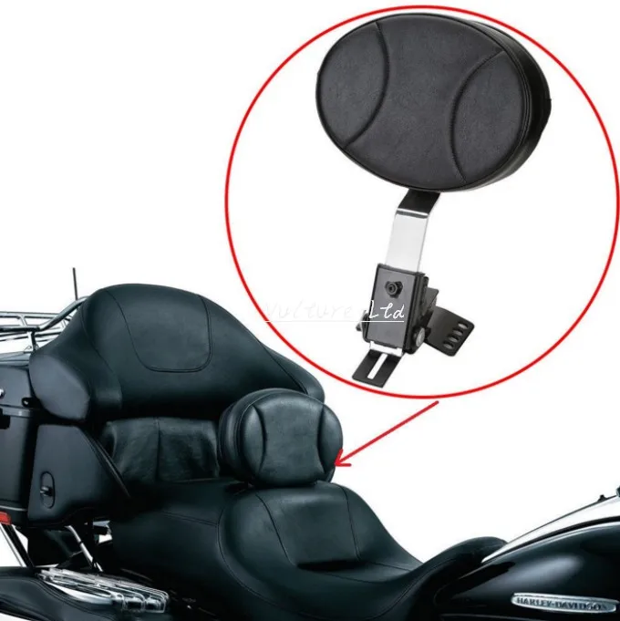 

Adjustable Plug In Driver Rider Backrest Kit For Harley Touring FLTR FLHT FLHR Electra Road Street Glide Road King