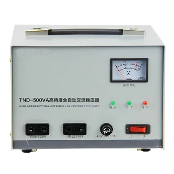 

Single phase voltage stabilizer TND-0.5KVA 0.5KW household refrigerator PC stabilizer 500W pure copper core high acurracy