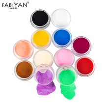 12 цветов ногтей акриловый порошок Пыль УФ гель Дизайн 3D Советы Украшение для маникюра «сделай сам»