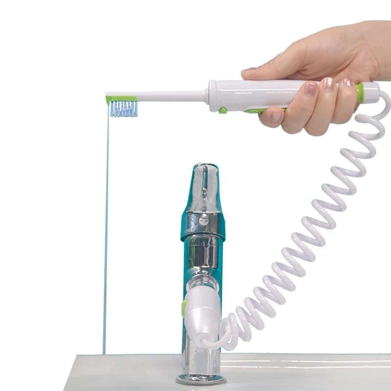 

New Portable Irrigator Oral Clean Dental Flosser With Toothbrush Head Teeth Whitening Water Jet Nozzle Use For Home And Travel