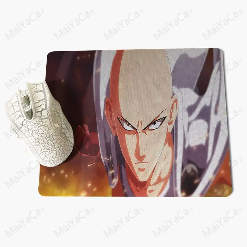 MaiYaCa дизайн аниме One punch man индивидуальный игровой коврик для мыши для ноутбука Размер для 18x22 см 20x25 см 25x29 см игровой коврик для мыши - Цвет: No Lock Edge18x22cm