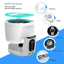 Gt sonic 750ml ultra sonic cleaner banho temporizador jóias escova óculos manicure pedras cortadores dental navalha peças ultra-som sonic