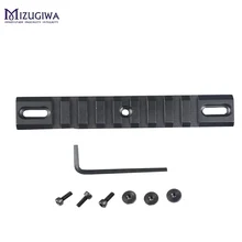 MIZUGIWA 9 слотов тактический Пикатинни Вивер прицела 20 мм адаптер крепление с гаечным ключом для страйкбола охота крепление база