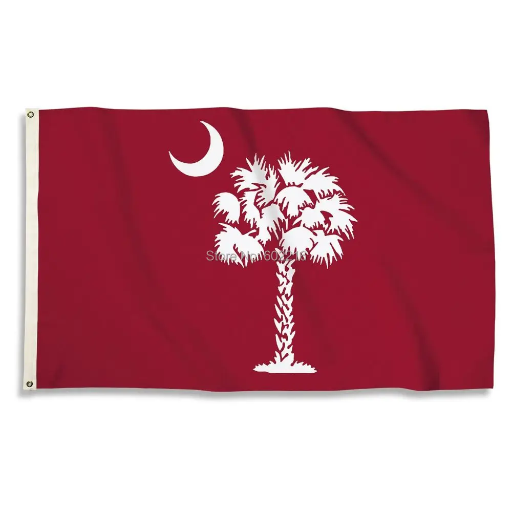 PALMETTO MOON MAROON Flag Banner 3ft x 5ftin Flags, Banners