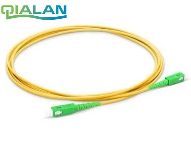

5m SC APC to SC APC Fiber Patch Cable G657A Simplex 2.0mm PVC Singlemode Bend Insensitive Ftth Fiber Jumper Optic Patchcord