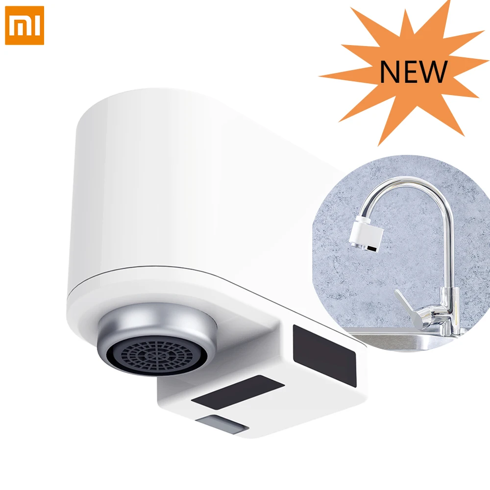 

NEW Xiaomi Infrared Induction Water Saving Device Automatic Faucet Adapter for Kitchen Bathroom from xiaomi youpin