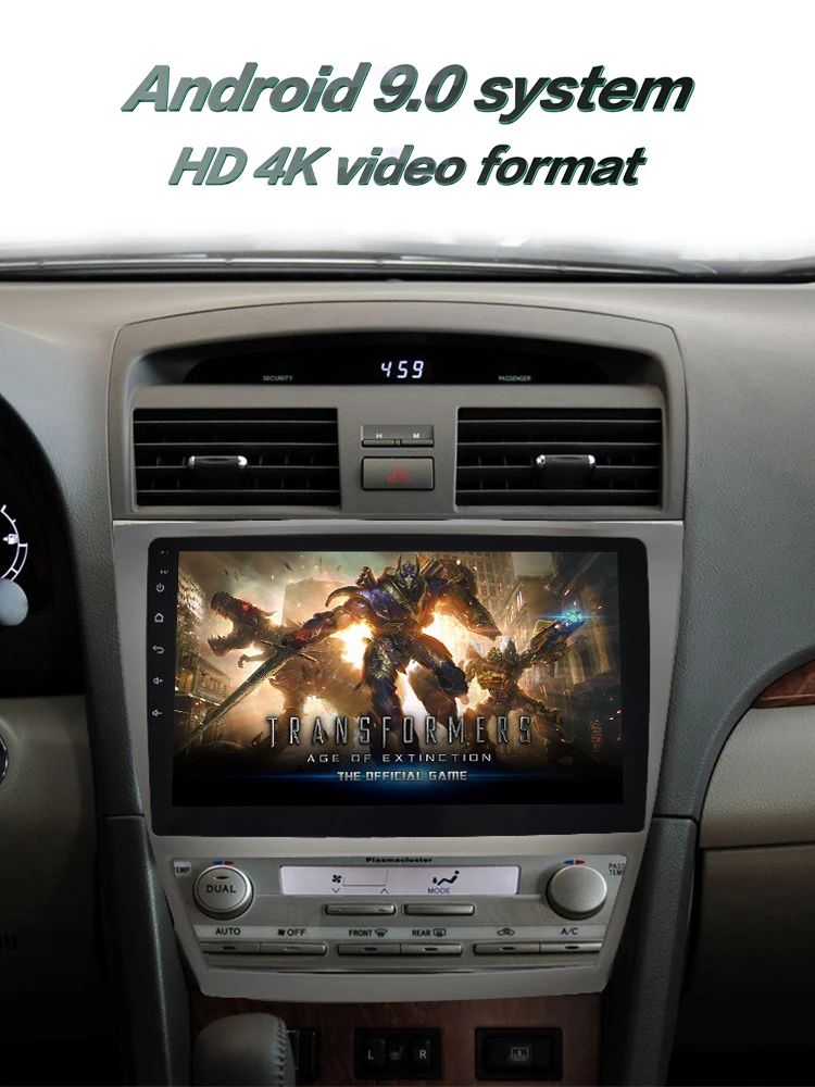 Clearance 4G Lte Android 9.0 Car multimedia navigation GPS DVD player For Toyota Camry 2009-2011 years IPS screen Radio headrest monitor 3