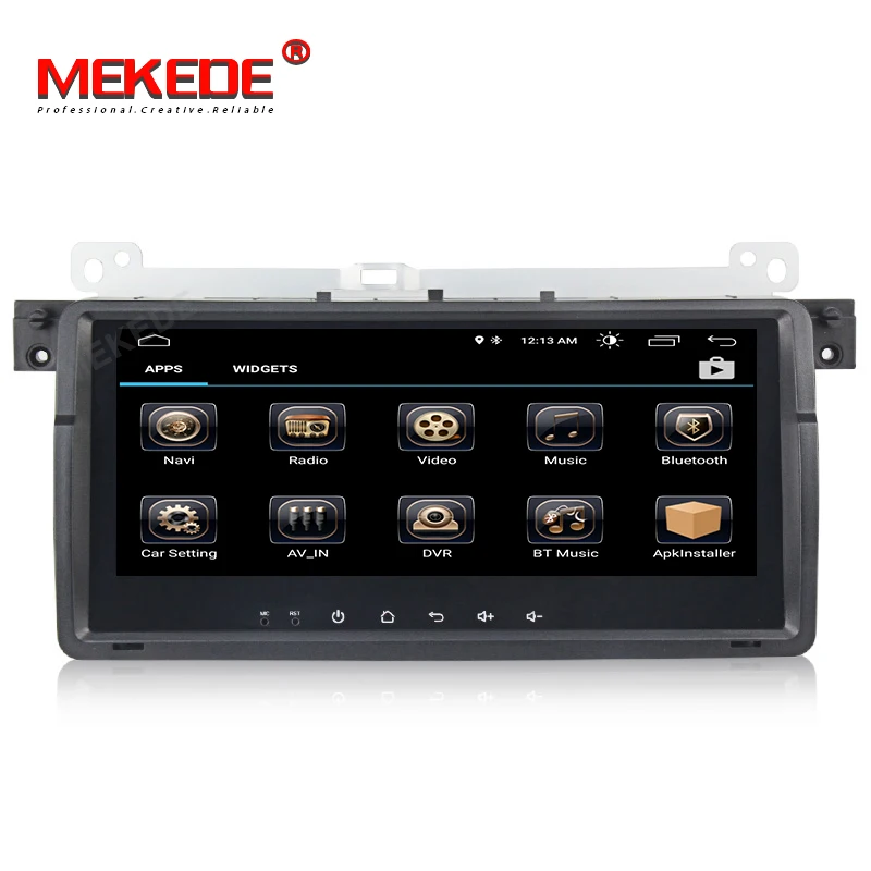 Sale MEKEDE Android 8.1 Quad Core Car radio gps navigator for BMW 3series E46 318 320 M3  with RDS WIFI 4G Car multimedia player 0