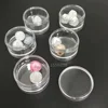 Transparent Plastic Cosmetic Storage Containers Minerals Display Clear Makeup Stackable Small Jar 5 layer ► Photo 3/6