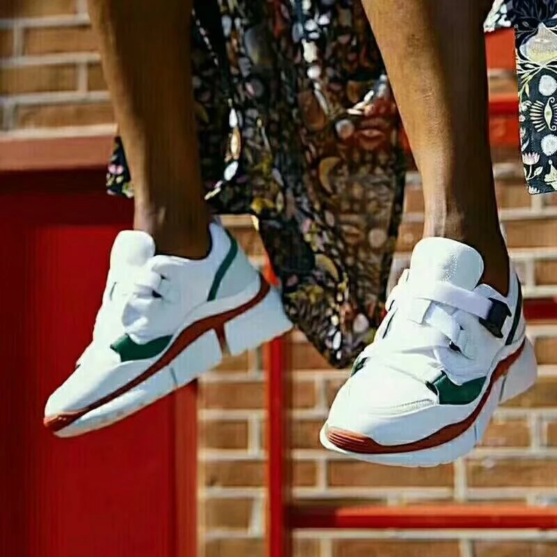 

Luxury Designer Shoes for Ladies Mixed Color Round Toe Laofers Street Style Gladiator Flat Sneakers Shoes Woman Sneakers Women