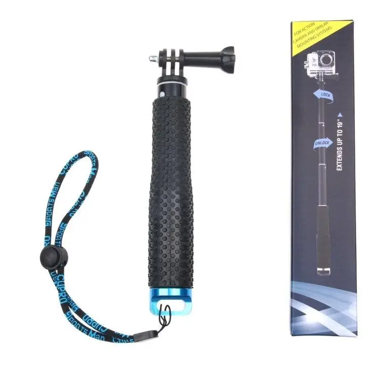 

for GoPro 6 5 Aluminum Extendable Pole Selfie Stick Monopod Tripod Mount for GoPro Hero 6 5 4 3+ for Xiaomi for Yi GP180