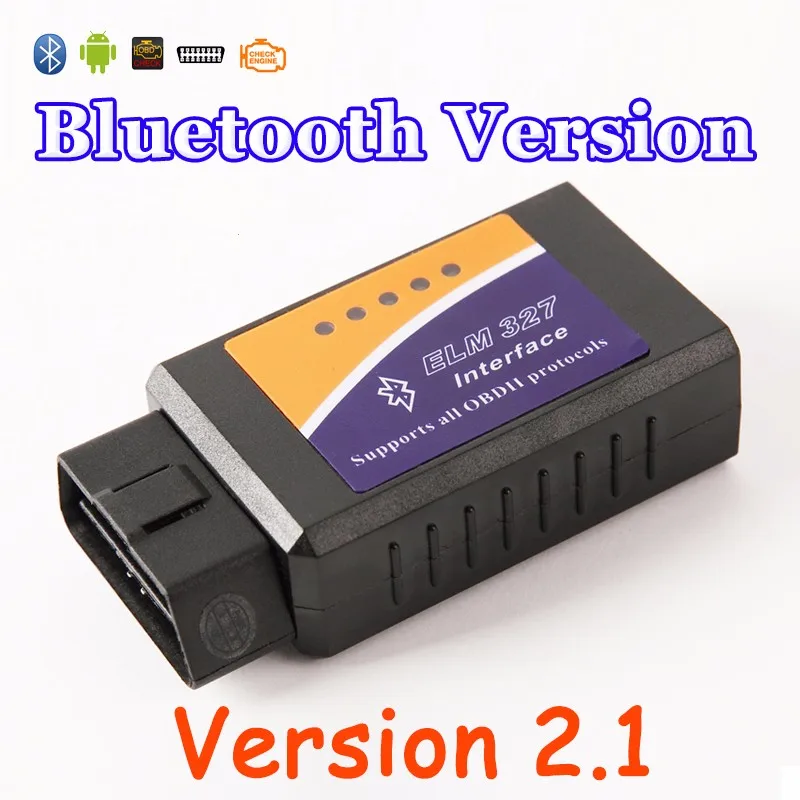 Hipppcron USB Bluetooth wifi ELM327 OBD2/OBDII ELM 327 V1.5/V2.1 для Android IOS автоматический диагностический сканер инструмент