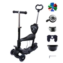 Factory direct girl tricycle Scooter Double Pedal scooter with double hand brake shock absorption children scooter