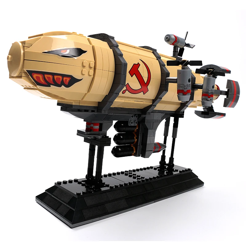 

Assembly Blocks Alert Kirov Airship Military Tanks Children's Educational Toys