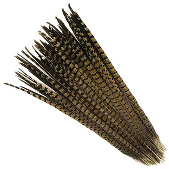 

wholesale 50pcs / lot Natural color pheasant tail feathers 18-20 inches / 45-50 cm Wedding stage decoration