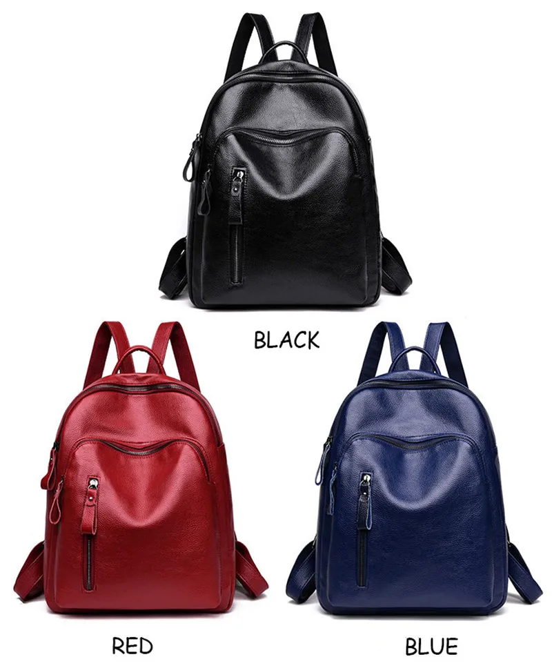 Новое поступление, Модный женский рюкзак высокого качества из мягкой кожи, рюкзак Mochila Feminina, Большая вместительная школьная сумка для подростков