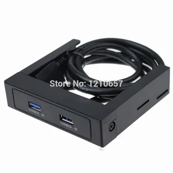 

2 Ports USB 3.0 Female Mount Front Panel Converter Cable adapter Expansion Rack for Desktop PC
