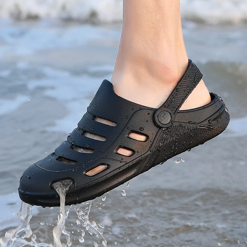 

2019 New Men Sandals Summer Flip Flops Slippers Men Outdoor Beach Casual Shoes Cheap Male Sandals Water Shoes Sandalia Masculina
