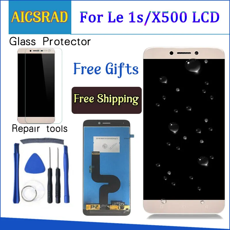 

AICSRAD For Letv LeEco 1s X500 LCD Screen Display Touch Panel Replacement compatible For le1s le 1s X501 Digitizer Assembly