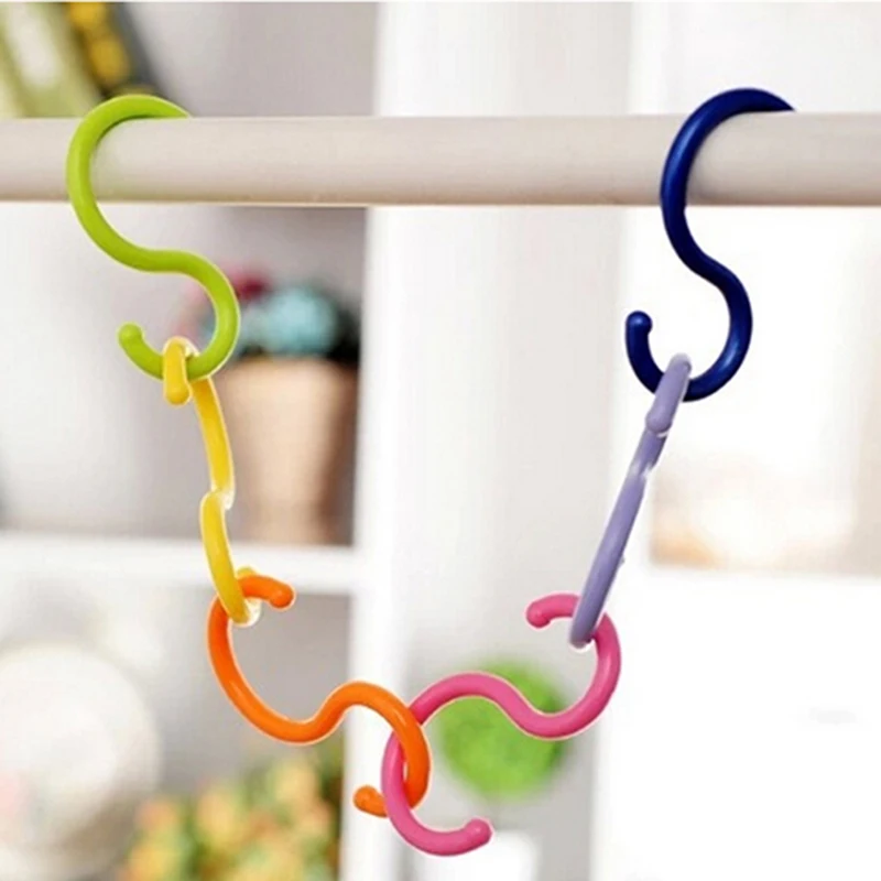 Buy 6 Pcs S Shape Hooks Multi purpose Baby Stroller