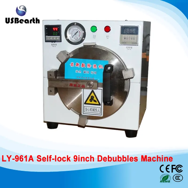 

LY 961A Mini self-lock OCA Defoaming remove bubble Machine for 9 inch mobile LCD Screen Repair, free tax to EU