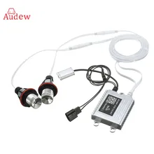 2Pcs WIFI Phone Remote Control Car Auto RGB LED Angel Eyes Halo Ring Light Bulb For BMW E39 E60 E87