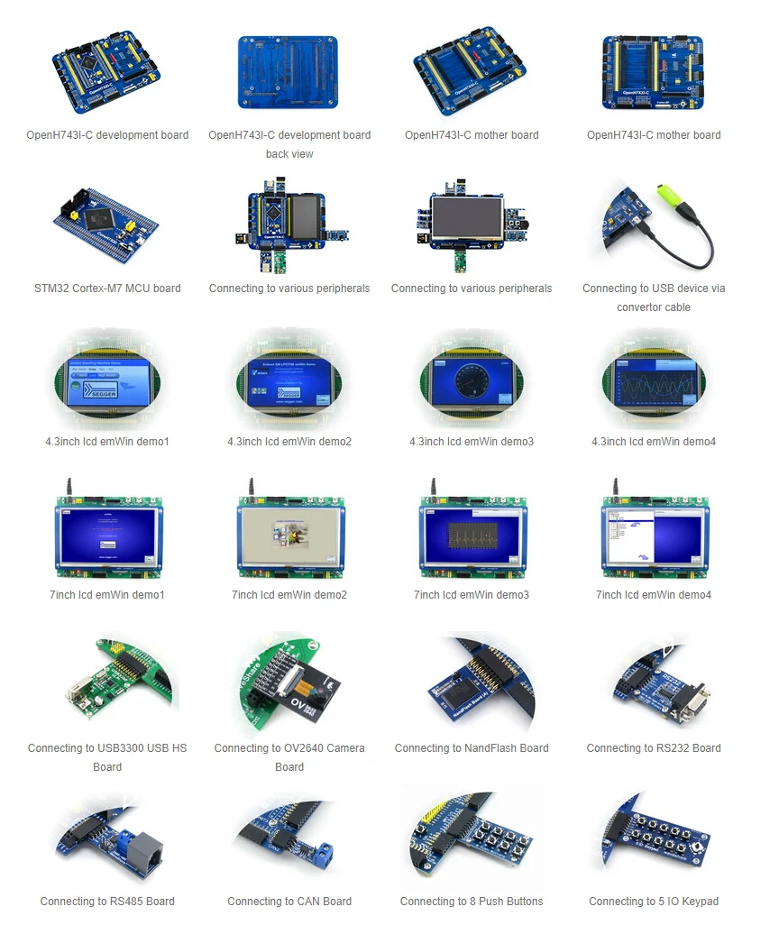 Waveshare OpenH743I-C Standard, STM32H7 Development Board