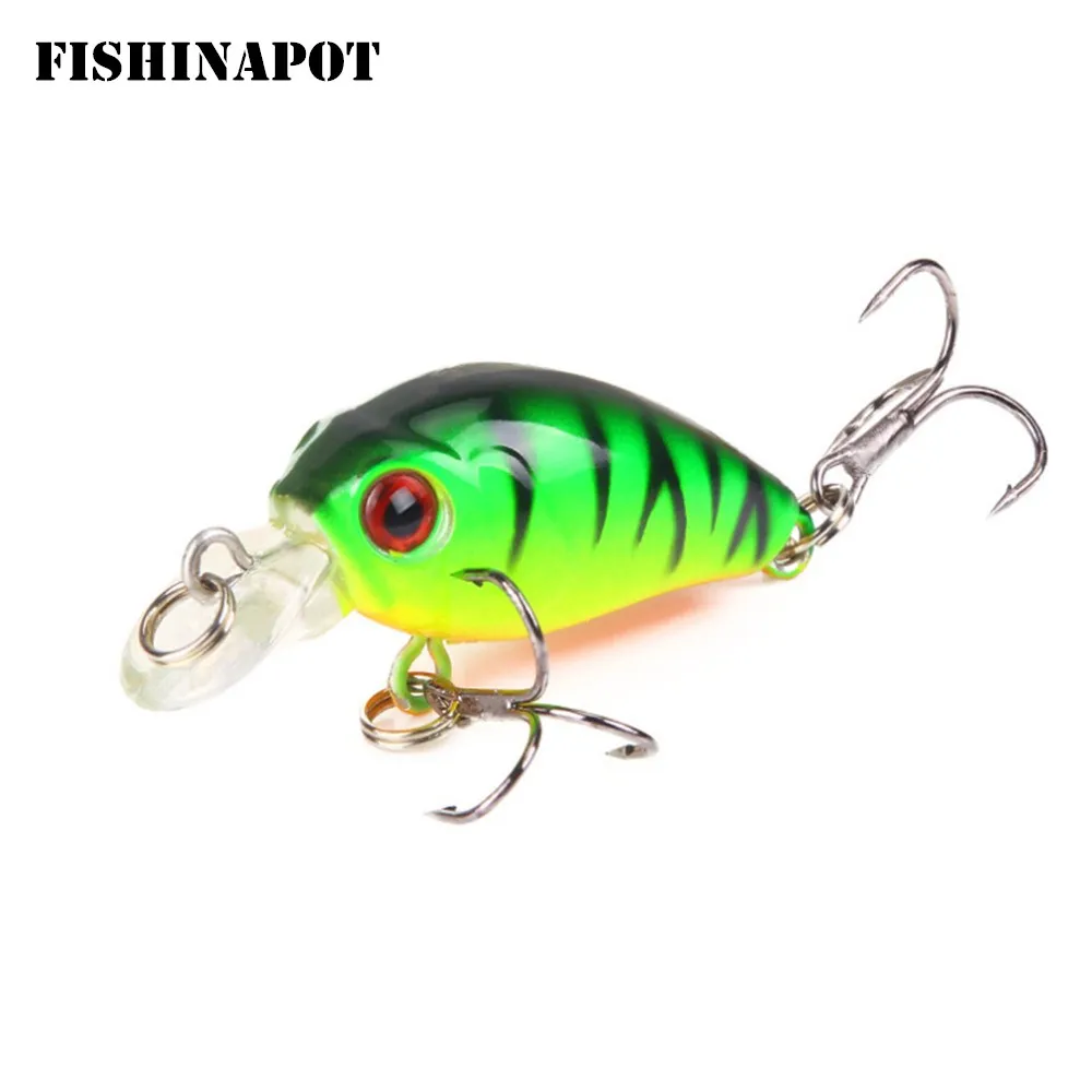

1PCS Wobbler Fishing Lures 4g 4.5cm 3D Eyes Isca Artificial Japan Swimbait Hard Baits Jig Crankbait For Bass Carp Fishing