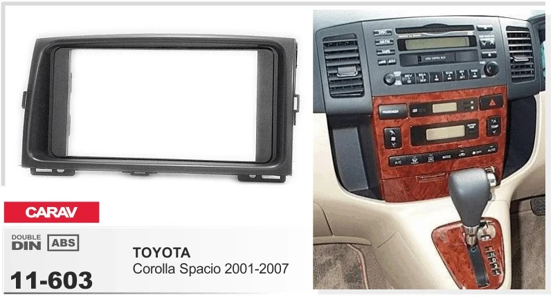 

Frame+android 6.0 car dvd player for toyota corolla spacio 2001-2007 audio multimedia stereo radio tape recorder head units