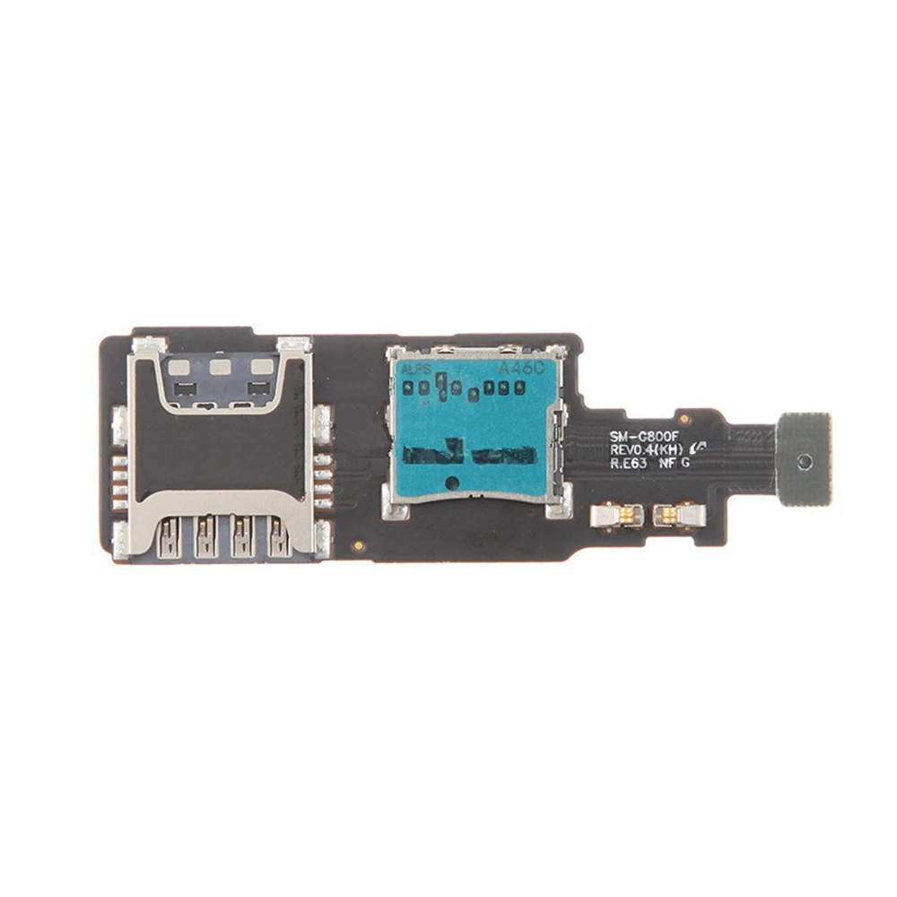 

For Samsung Galaxy S5 Mini SM-G800F G800H SIM Card and SD Card Reader Contact With Flex Replacement!!