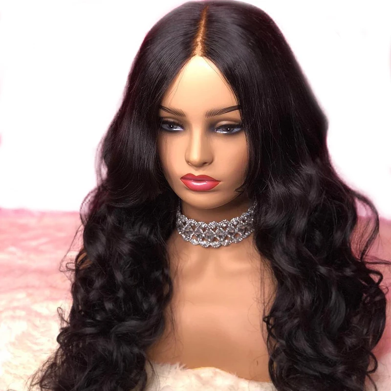 

Body Wave Wig 250% Density Lace Front Human Hair Wigs For Women Brazilian Natural Black Color Remy Hair Lace Frontal Wig CARA