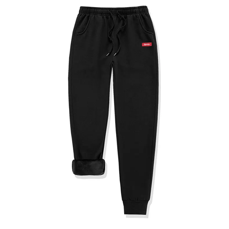 5XL Men's Sweatpants Winter Warm Harem Fleece Pants Male Plus Size Cotton Sports Trousers Jogger Pencil Pants GYMS 2019 Spring 8