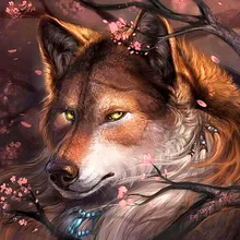 5D DIY алмазная живопись полный квадрат на заказ алмазная живопись на заказ для украшения дома Broderie Диамант волк немецкая овчарка