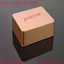 5 шт./лот PB-N1291-BL литой под давлением алюминиевый корпус гитарные педали проекты, 120(L) X91(W) X39(H) мм