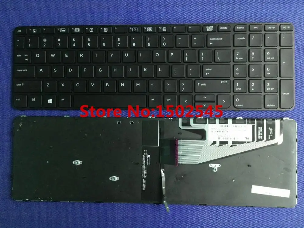 laptop keyboard for HP Probook 450 G3 455 470 US with frame backlight 837551-001 827029-001 818250-001 | Компьютеры и офис