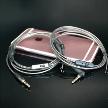 

diy earphone wire with mic Aluminum foil line