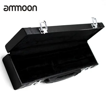 

Concert Flute Bag Case Water-resistant Leather Gig Bag Box for Western Concert Flute with Buckle Foam Cotton Padded