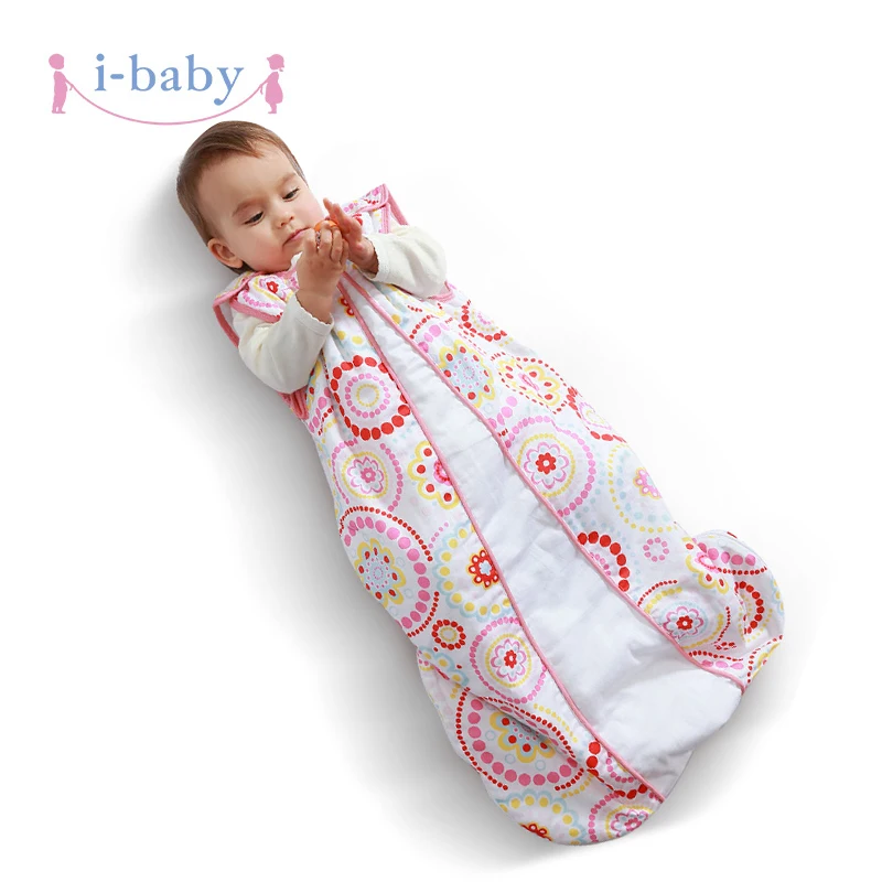 

i-baby Baby Sleeping Bag Baby Bedding Cotton Slumber Bags Newborn Printed Sleepsacks Infant Sleepwear Sweet Monont Boys Girls