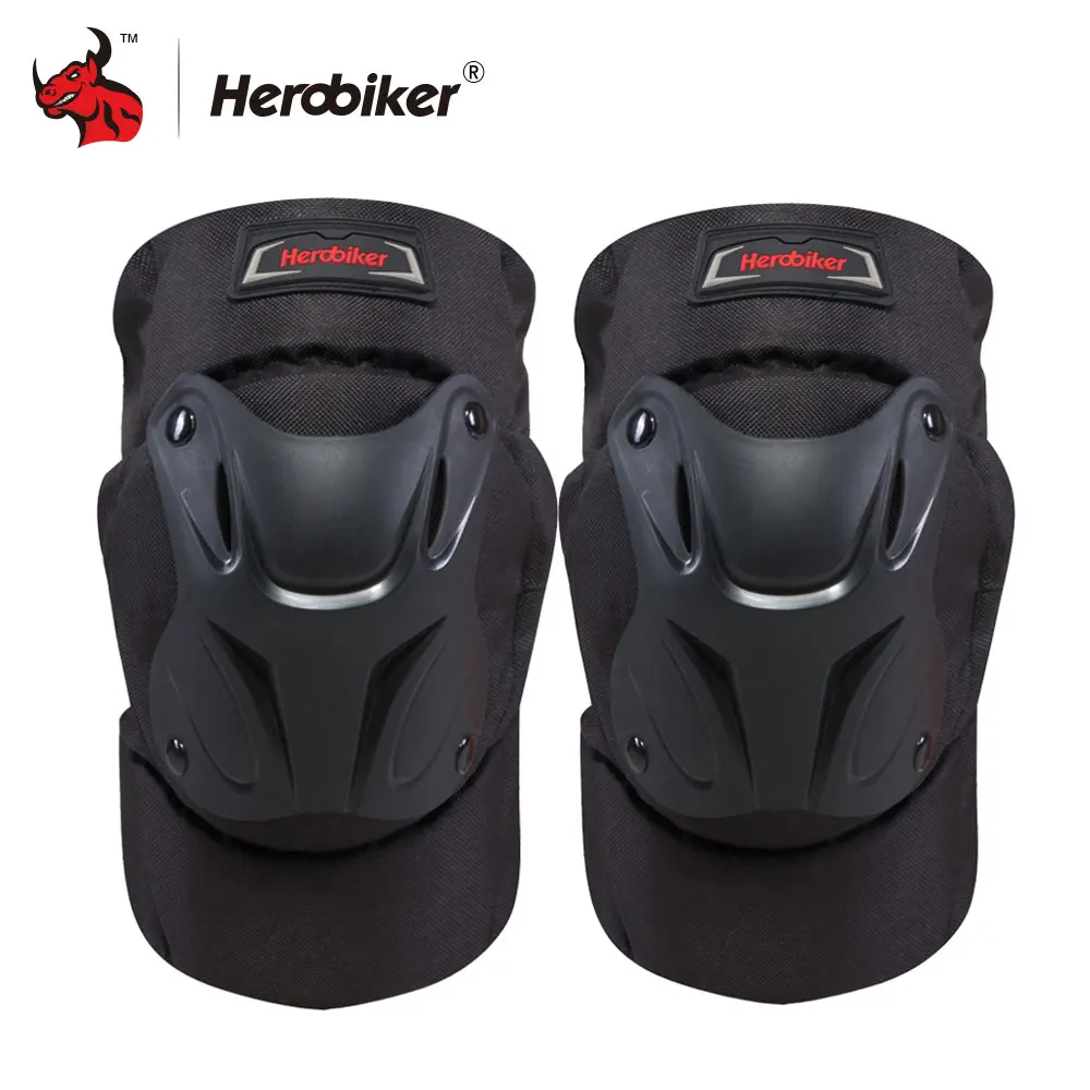 

HEROBIKER Motorcycle Knee Pads Motocross Kneepads Bike Bicycle Pads Racing ATV Knee Pads Protective Guards Armor Gear