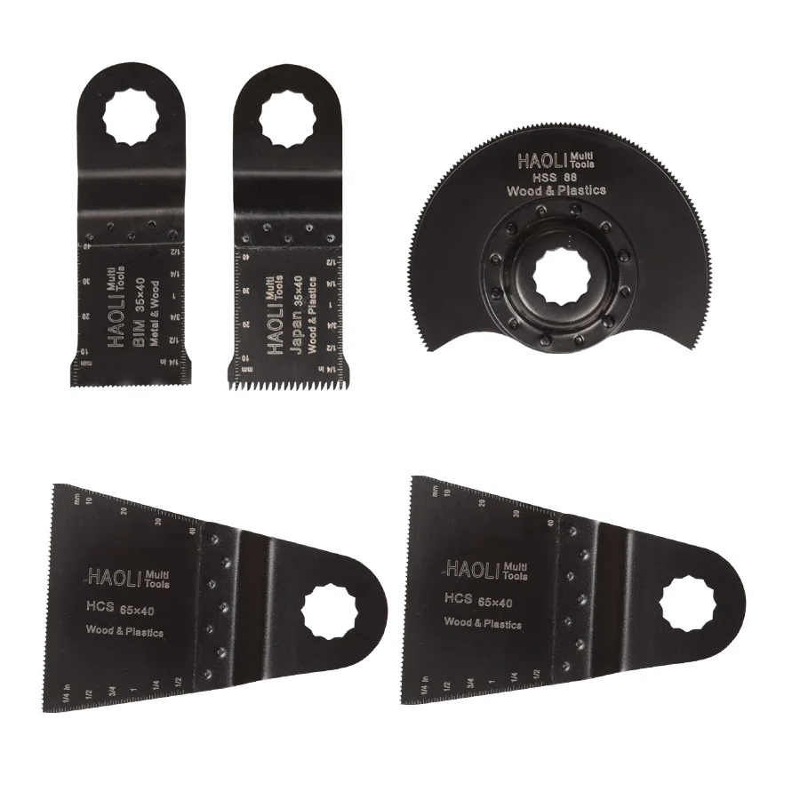 High quality 5 pcs oscillating muti tool saw blades for power tools as