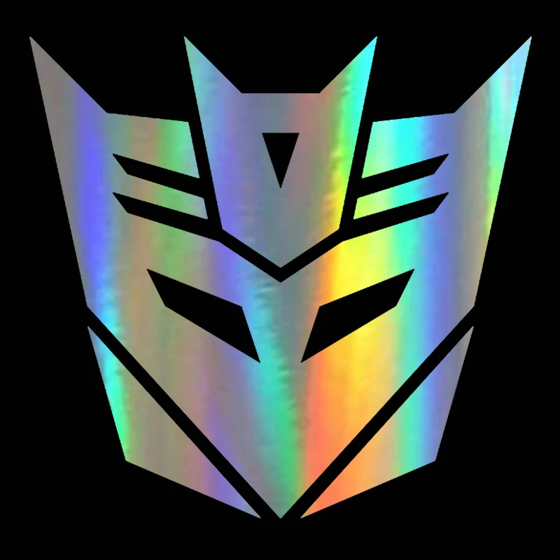 Large New Chrome Aluminium Autobot Transformers Emblem Badge Car Stickers