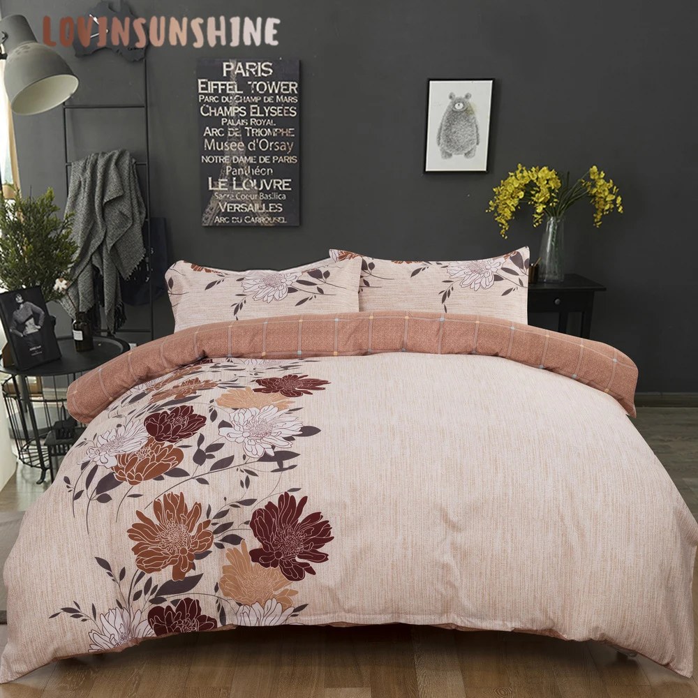 LOVINSUNSHINE пододеяльник набор постельных принадлежностей и простой цветочный